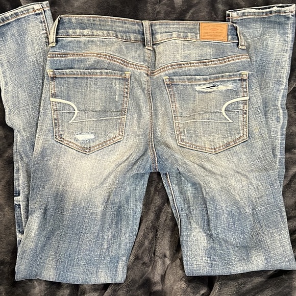 [AEO] NWOT Vintage Collection Lace insert Jeggings - Picture 6 of 8